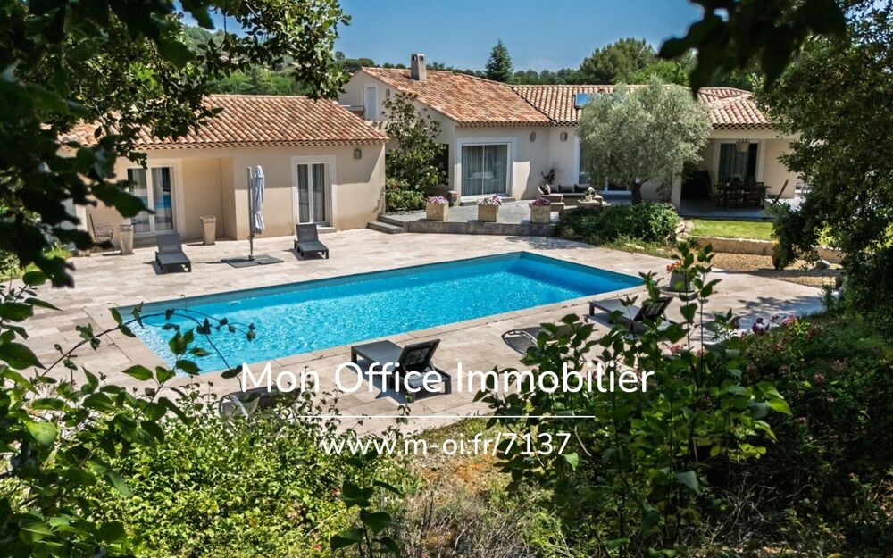 Référence : 7137-VCL - Maison de plain pied - jardin paysager, calme absolu - 4 chambres 1 bureau - Simiane Collongue
