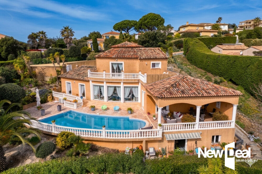 Villa d'architecte 4 chambres, piscine, vue mer et golf, Sainte Maxime