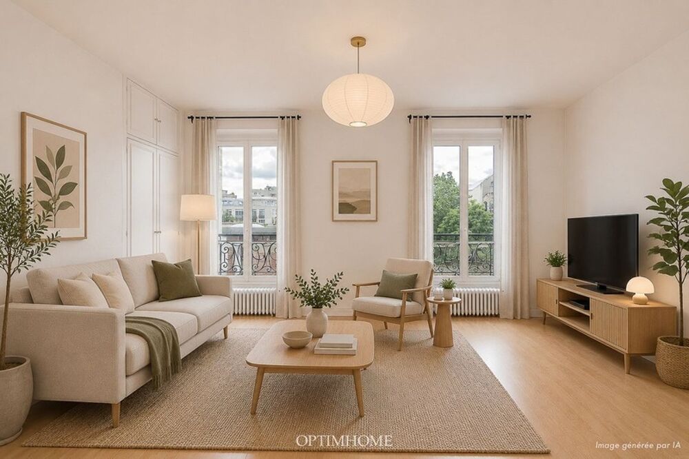 Appartement à vendre 3 pièces SAINT MANDE (94) - 63.5 m² - Bois de Vincennes à 3 mn à pieds