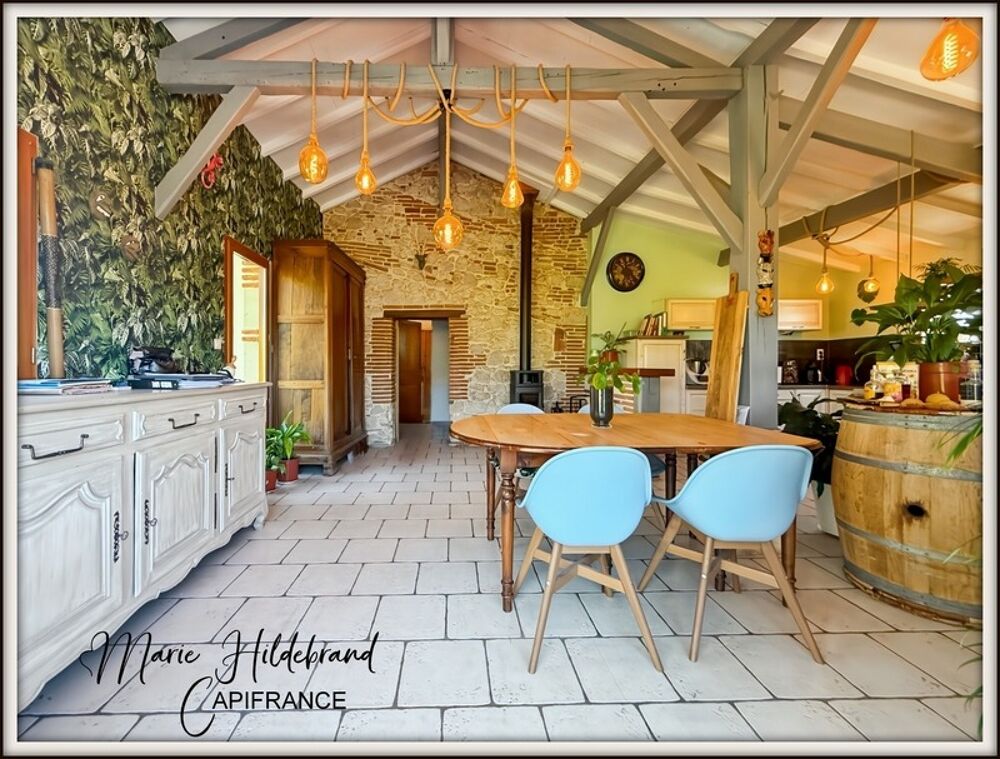 Vente Maison VALENCE D'AGEN – Maison 127 m² – Lumineuse – Espaces Atypiques – Jardin et Double Garage Valence d agen