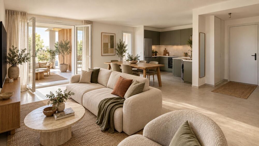 Vente Appartement T3 LUMINEUX AVEC 2 PLACES DE PARKING Carbon blanc