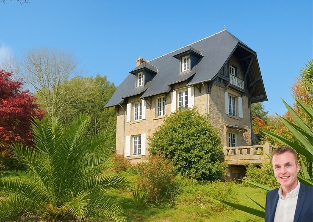 Finistère (29)  À vendre à PONT AVEN - Maison à vendre 6 pièces de 145 m² habitable et 230 m² utile - Terrain de 4 500 m² - Gar