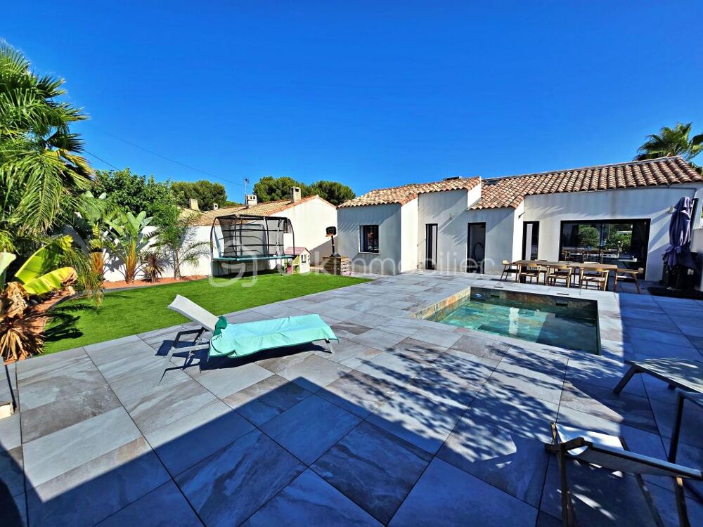 MAISON T4 96 M²  TERRAIN 535 M²  ENTIÈREMENT RECONSTRUITE EN 2020  PISCINE  GARAGE