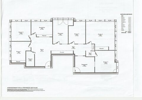   Ensemble de bureaux 148 m² – 180 000 € 
