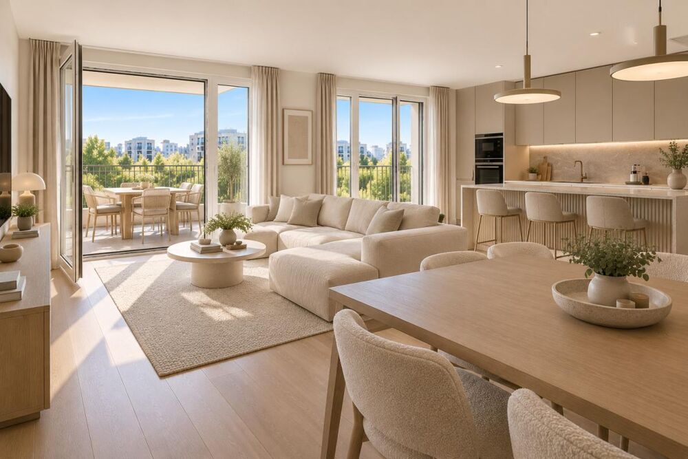 SUBLIME APPARTEMENT 4 PIECES AVEC BALCON BUSSY ST GEORGES + PARKING