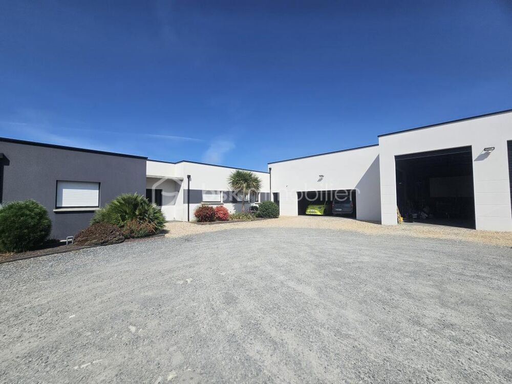 Vente Propriété/Château RARE - Plain-pied moderne 2020, 180m² d'atelier / garage et terrain de 4000m² Saint vincent sur oust
