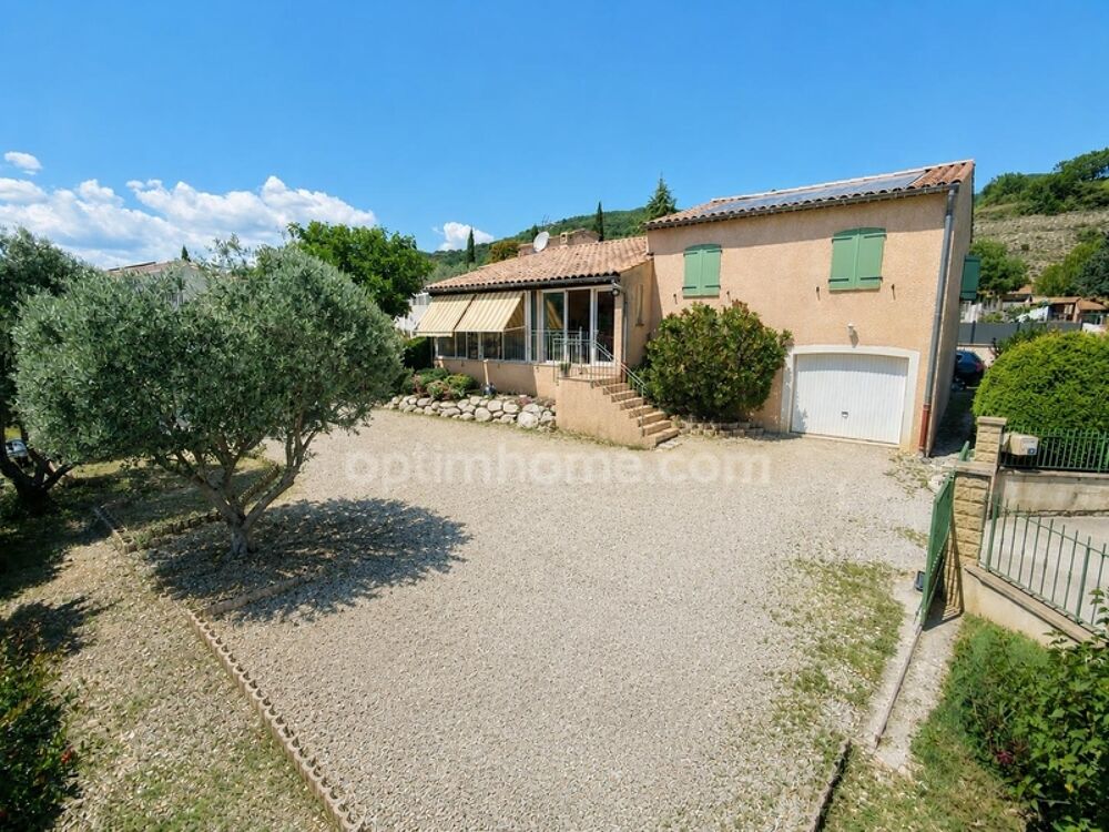 Villa T4 avec vue dominante, véranda plein sud, garage et revenus solaires  Proche Digne-les-Bains