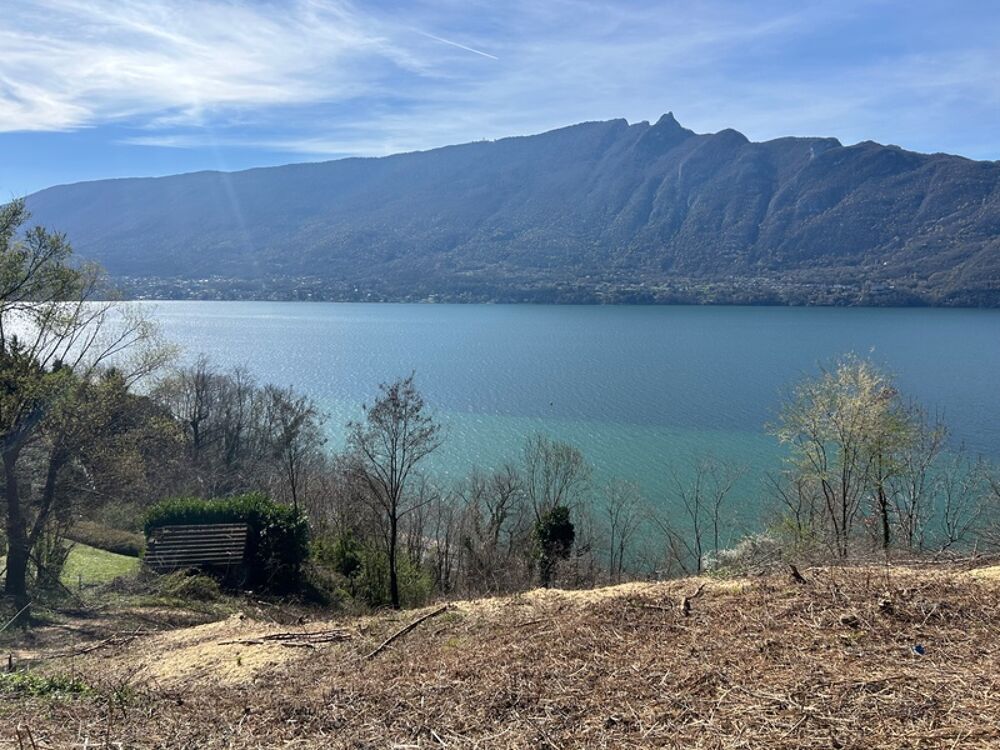 Vente Terrain tresserve terrain 1844 m2  vue panoramique sur le lac du Bourget Tresserve