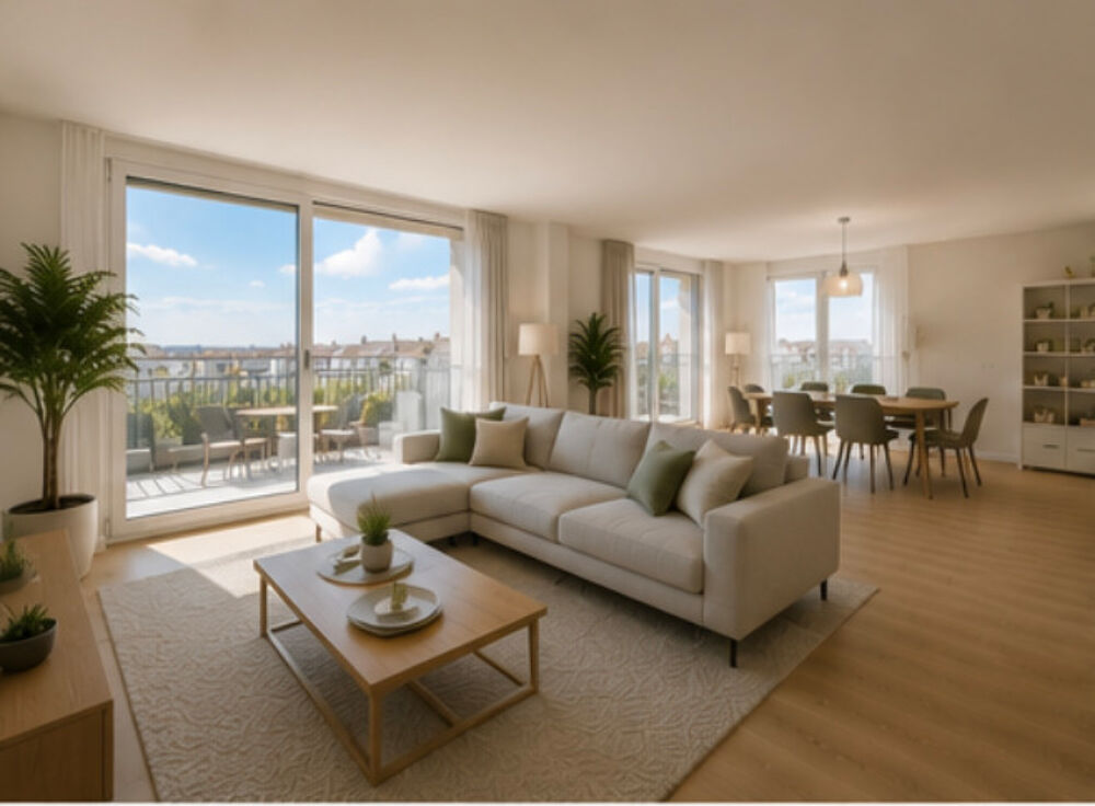 Vente Appartement Superbe T5 au 7? étage avec balcon et parking – À deux pas de la place du Marché de Cachan Cachan