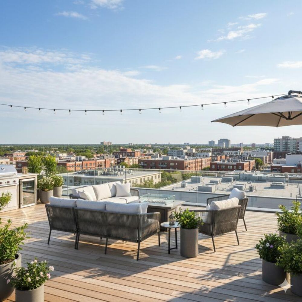 SUPERBE 5P AVEC IMMENSE TERRASSE!