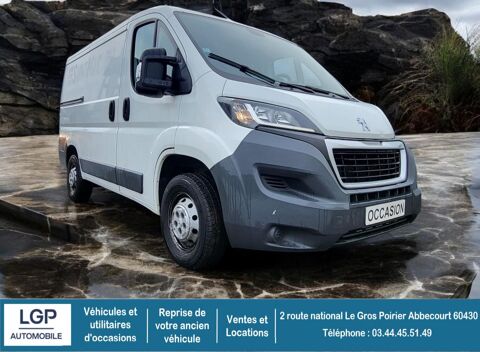 Peugeot Boxer 1&deg; Main 9.000HT L1H1 2.0 Bhdi 110cv Premium 2pl T&eacute;l/Clim/R&eacute;g 2017 occasion Abbecourt 60430
