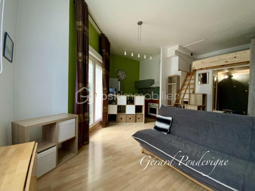 Location Appartement Studio meublé à Montesson. Mezzanine, Jardin privatif et Cave ! Montesson