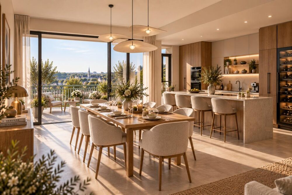 Vente Duplex/Triplex Magnifique Duplex T4 avec grand rooftop proche du centre ville Deauville