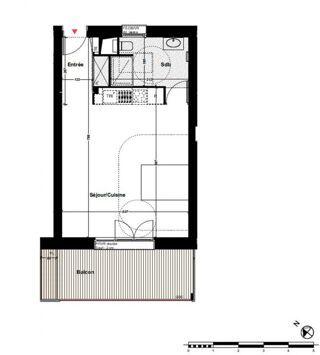  Appartement  vendre 1 pice 39 m