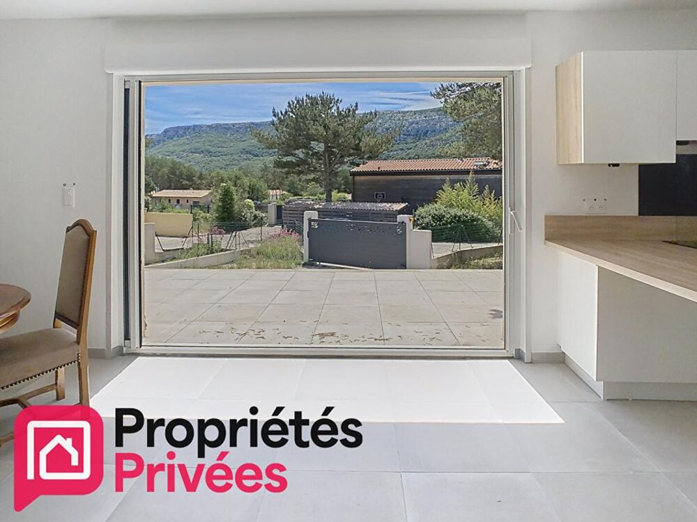 Maison de plain-pied prête à vivre avec vue exceptionnelle sur la Sainte-Baume