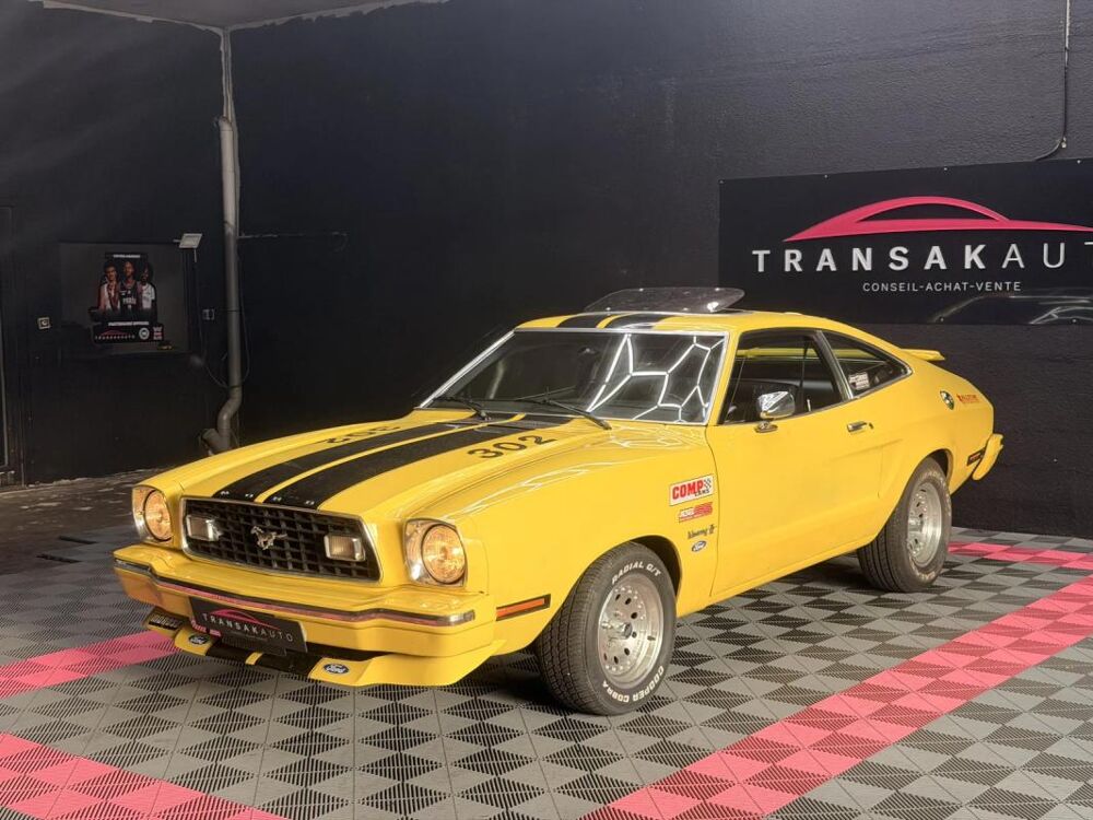 Mustang II COBRA 2 FASTBACK V8 5.0L BOITE AUTOMATIQUE UNIQUE Ford 1975 occasion 73000 Chambery