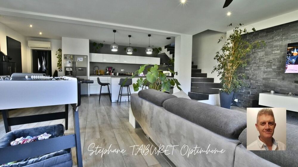 Villa 4 pièces à CERET (66) avec 3 chambres, 1 garage, un terrain arboré et une piscine