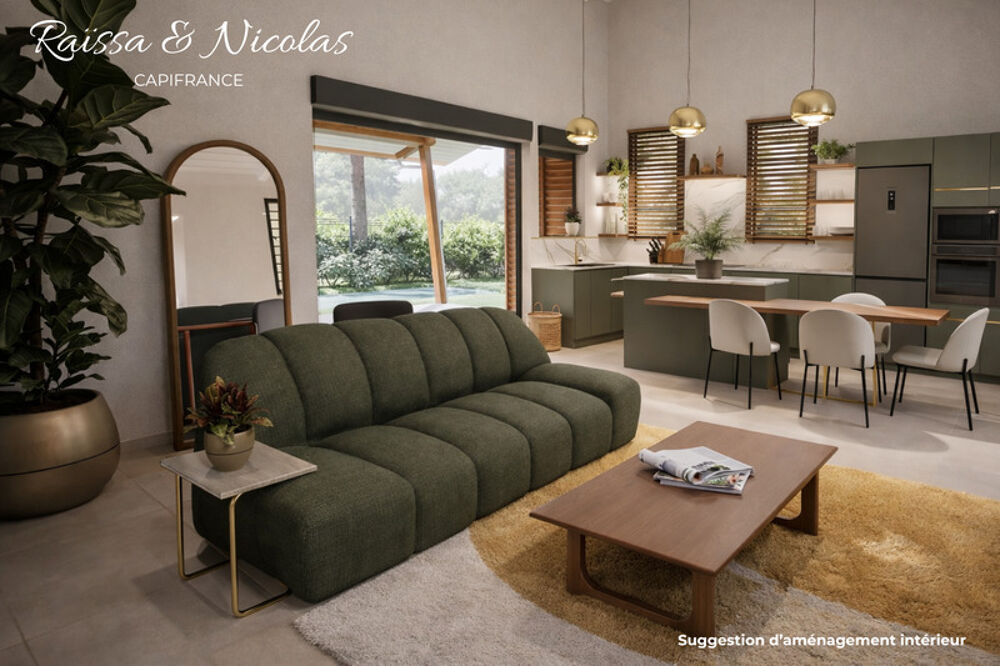 Maison T4 avec grand terrain - MACOURIA (973)