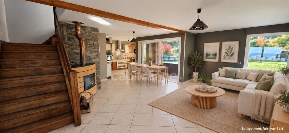 Vente Maison MONTAGNOLE 73000 – MAISON FAMILIALE DE 134 M², ANNEXE DE 67 M² ET TERRAIN ARBORÉ DE 2 115 M² Montagnole
