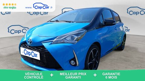 Toyota Yaris III 1.5 VVT-i 100h Hybrid e-CVT Cyan Edition - Premi&egrave;re main 2018 occasion Le Havre 76600