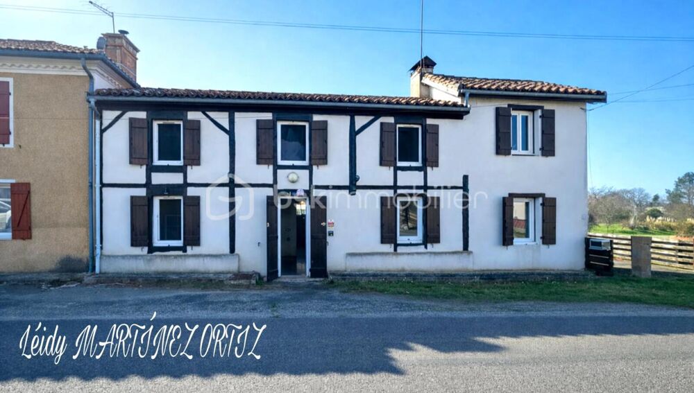 Maison 129 m², trois chambres,avec terrasse et jardin  Centre de Créon-dArmagnac