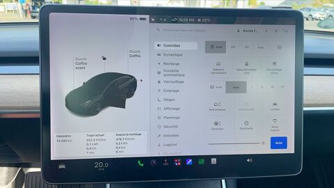 Model 3 476 Dual Motor AWD Long Range - Premi&egrave;re main 2020 occasion 49700 Doue En Anjou
