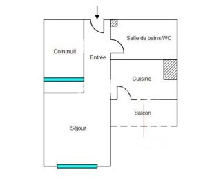  Appartement à vendre 1 pièce 30 m²