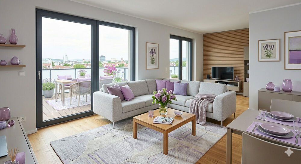 - T5 DUPLEX au DERNIER ETAGE, CENTRE VILLE avec BALCONS, PARKING, PROCHE TRANSPORTS -