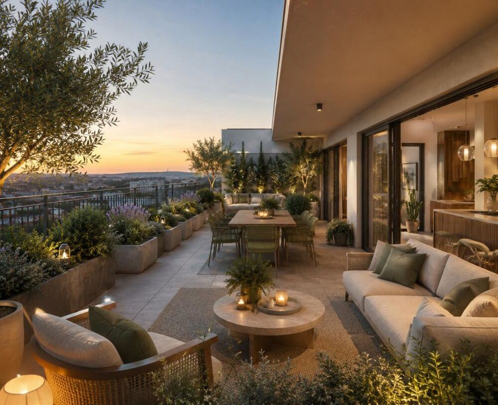Vente Appartement 4 PIECES, TERRASSE SUD, BELLE VUE Bordeaux