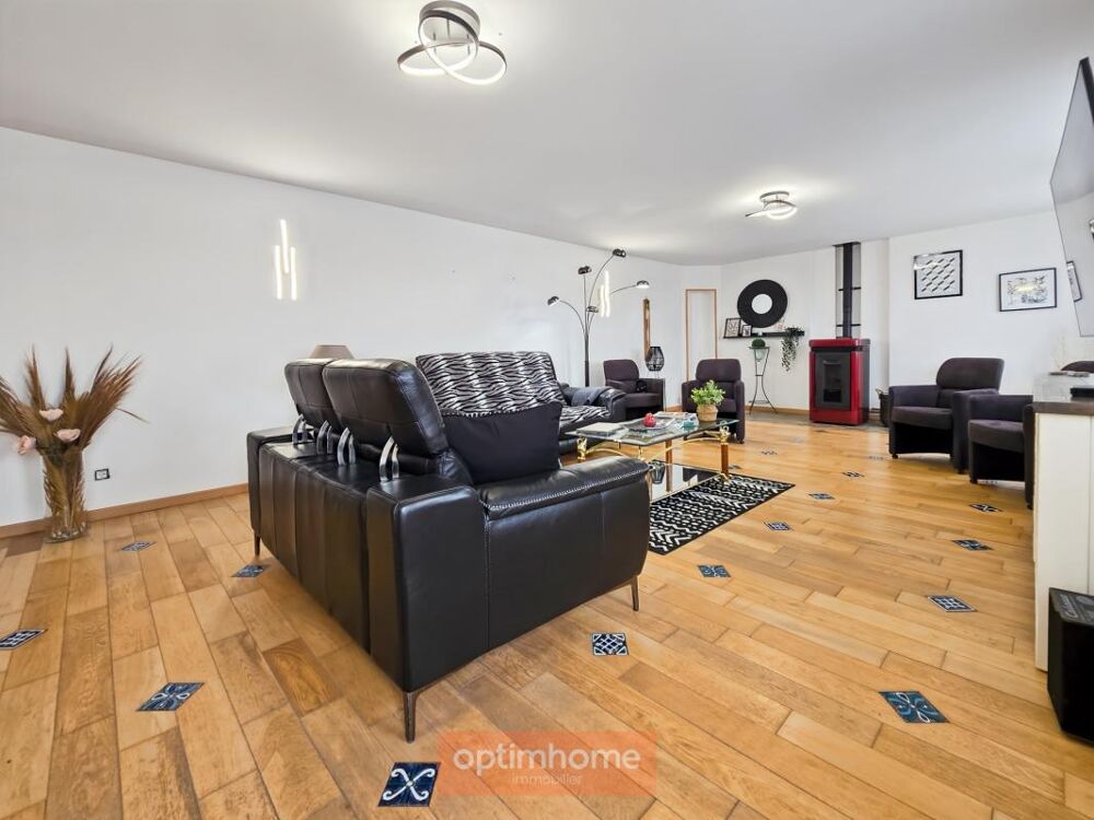 Longère rénovée 226 m²  5 chambres  semi plain-pied  garage 70 m²  jardin plein sud