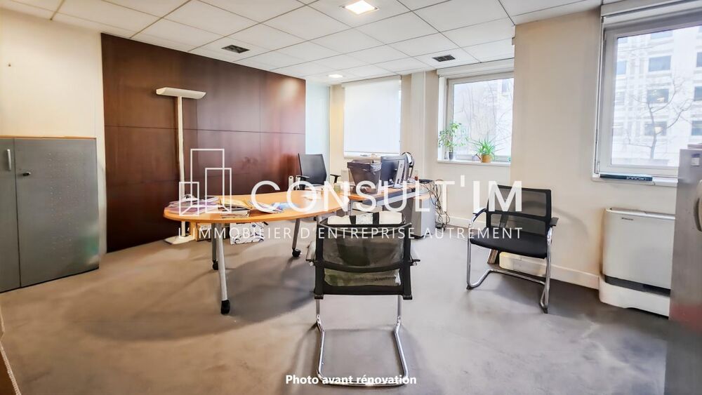   Au pied de la Place d'Italie, bureaux rénovés à louer Paris 13