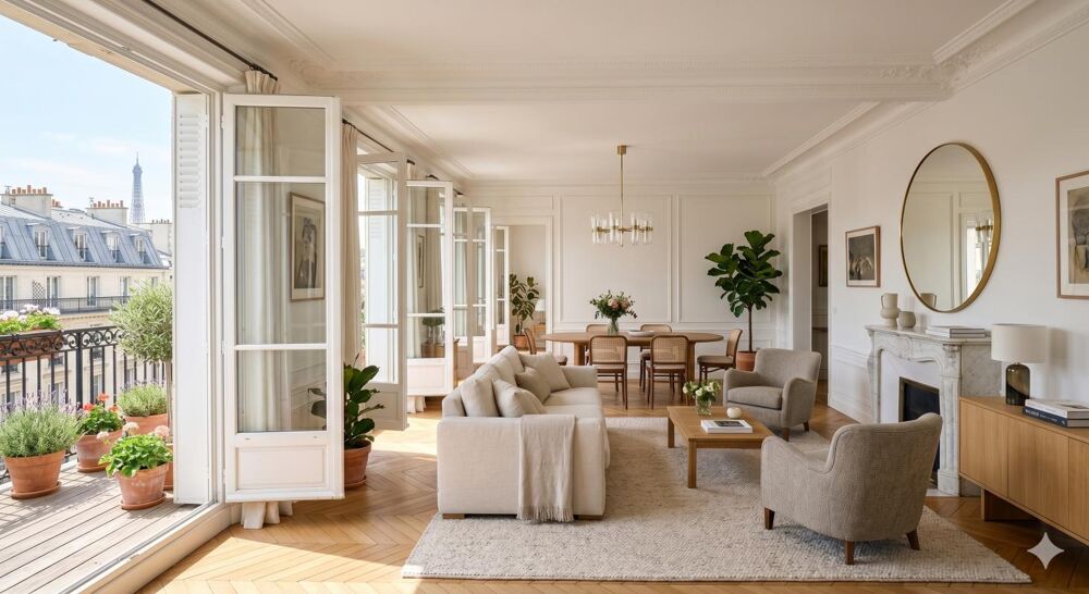 Vente Appartement Magnifique quatre pièces à deux pas du métro Villiers, proche du Parc Monceau et de toutes commodités Paris 8