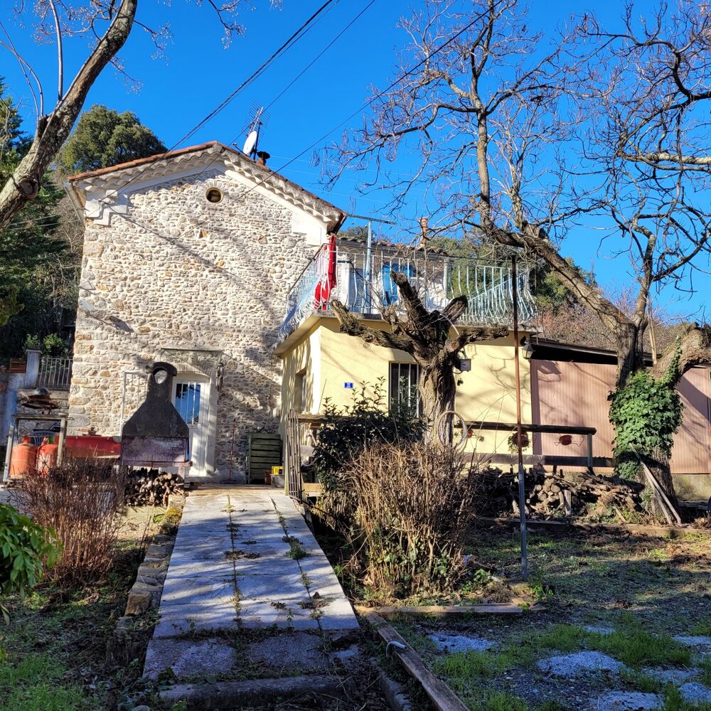 Dpt Gard (30), à vendre ALES Menudiere maison en pierre à rénover d'environ 134 m² sur terrain de 2200 m²