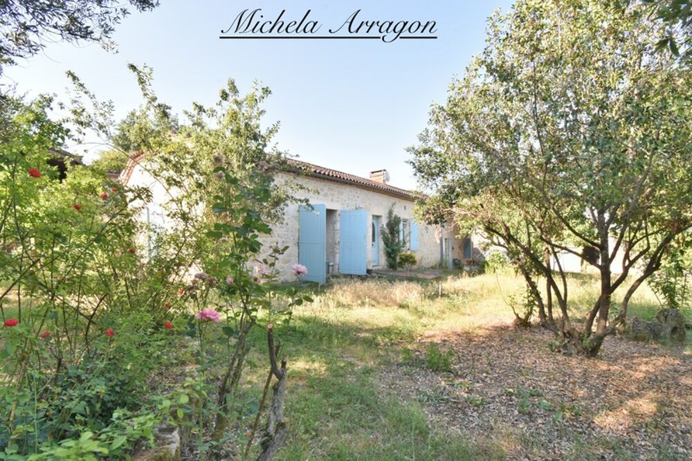 Maison en pierre de caractère avec dépendances et grange  Saint-Antoine-de-Ficalba (47)