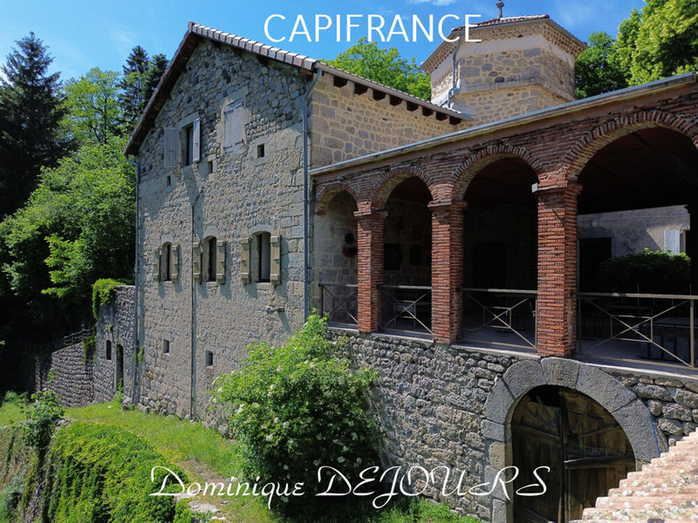 Grande maison bourgeoise de 400m² habitable et son parc de 9700m²au bord de la rivière La Glueyre