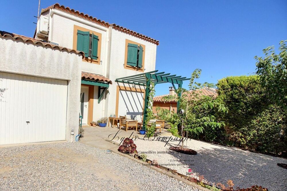 Jolie maison récente avec jardin, garage et panneaux photovoltaïques 11100 Narbonne