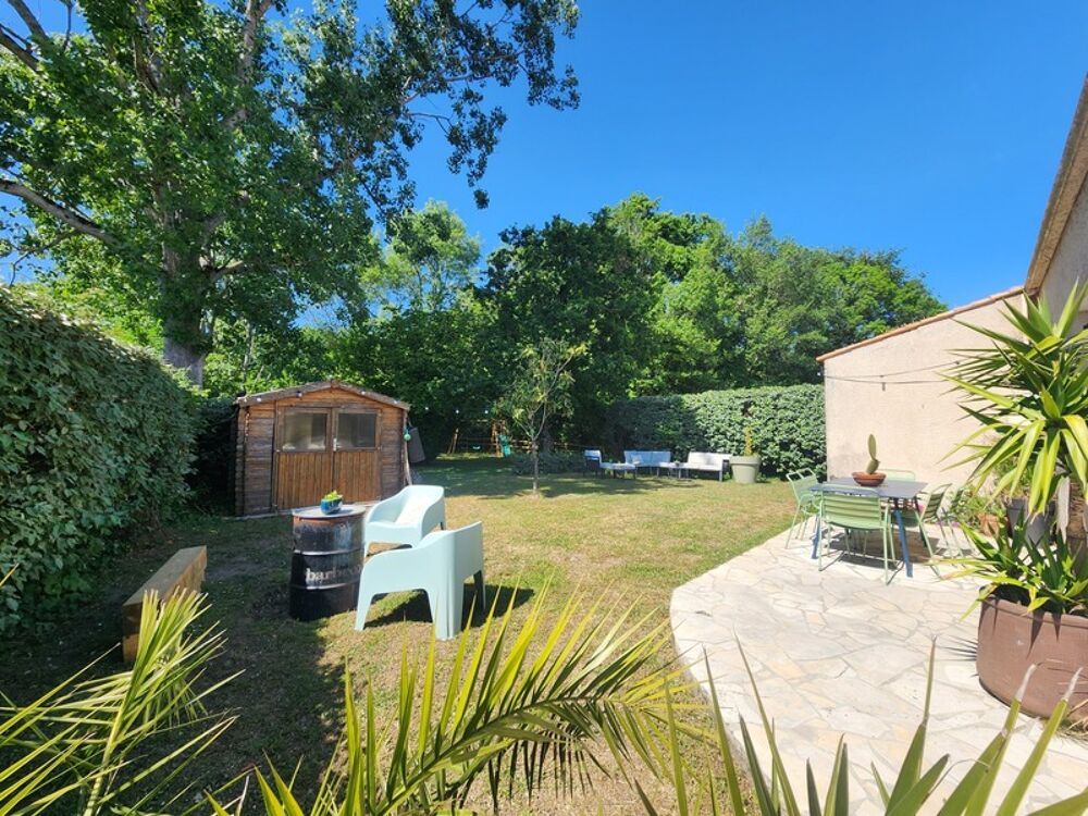 Maison individuelle coup de coeur 5 pièces 114m²  Terrain clos & terrasse + Garage  2.5 km de la plage