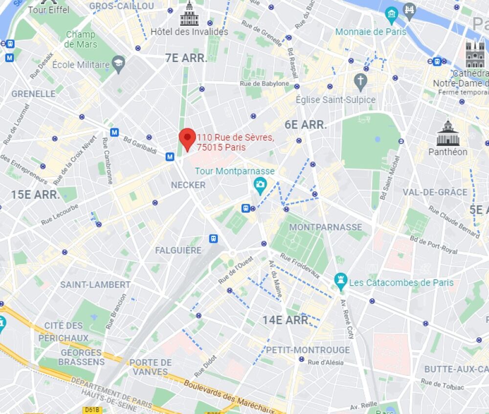 Location Parking/Garage Place de parking à louer à PARIS 15ème Paris 15