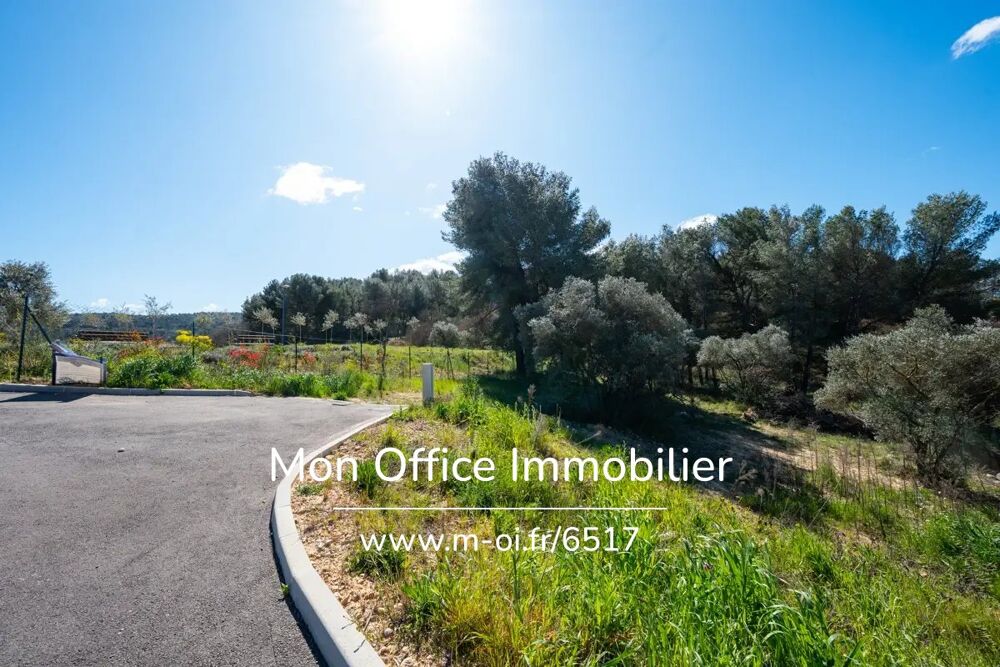 Vente Terrain Référence : 6517-ABO. - Terrain à bâtir de 1060 m2 piscinable, calme et sécurisé , permis purgé pour maison de 144 m2 Aix en provence