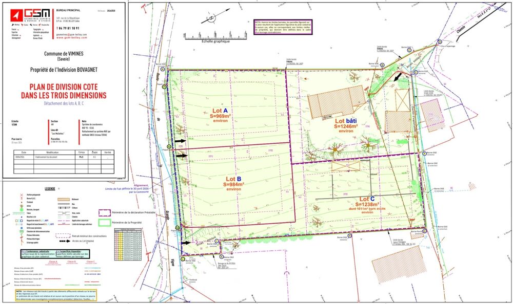Vente Terrain Terrain à vendre de 969,00 m² VIMINES (73) Vimines