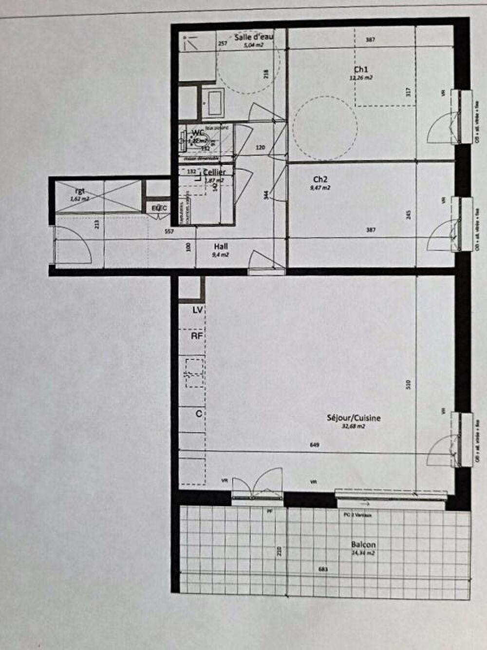 Halluin Appartement récent avec 2 chambres et terrasse