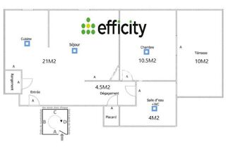  Appartement � vendre 2 pi�ces 40 m�