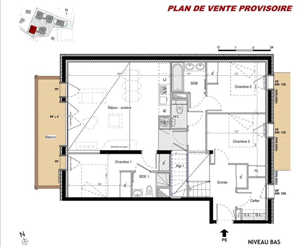 Haute Savoie (74), à vendre SAMOENS - Domaine skiable Grand Massif - Appartement T5 duplex