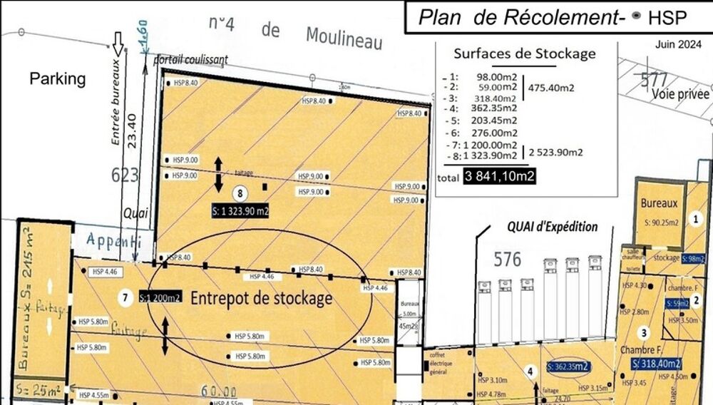   À VENDRE – ENTREPÔT LOGISTIQUE 3 841 m² AVEC QUAIS – VIRAZEIL (47) Virazeil