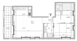  Appartement � vendre 3 pi�ces 66 m�