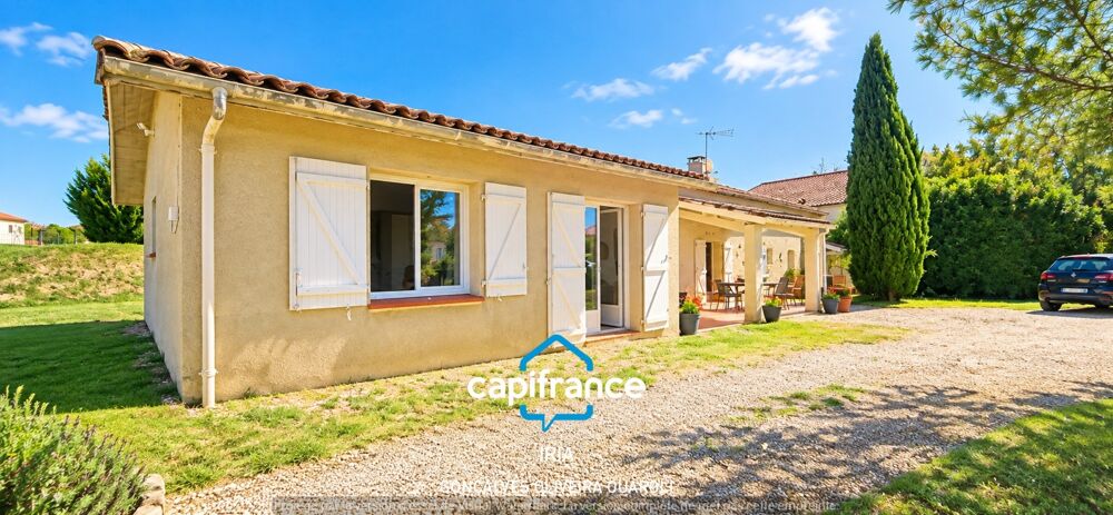 Maison en pierre de plain-pied 190m²  4 chambres  terrain 2439 m²  LA SAUVETAT SUR LEDE (47)