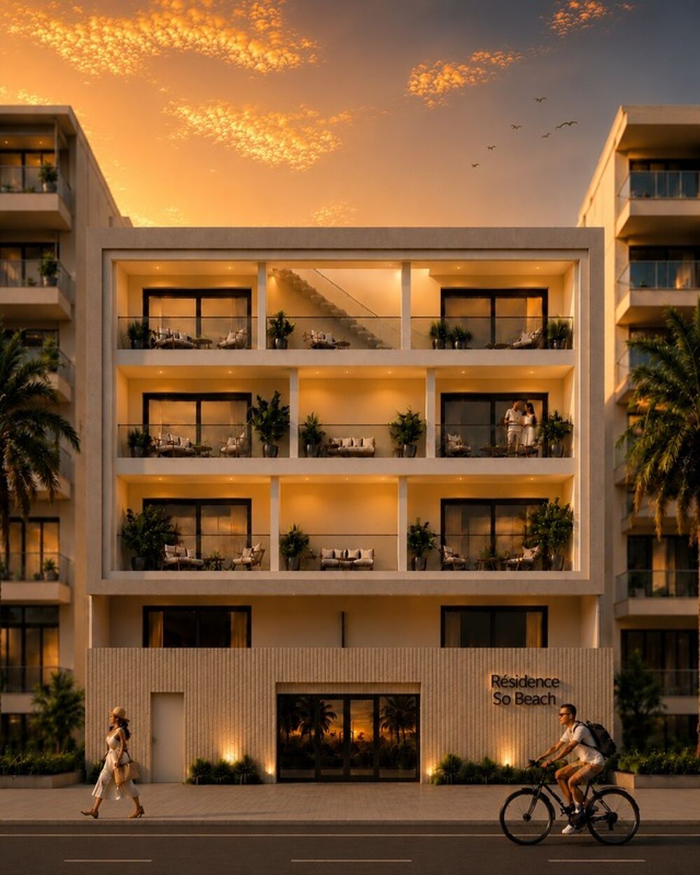 Canet-en-Roussillon  Rooftop dexception en première ligne avec vue mer, piscine privée et 160 m² de rooftop