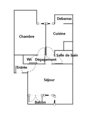  Appartement � vendre 2 pi�ces 53 m�