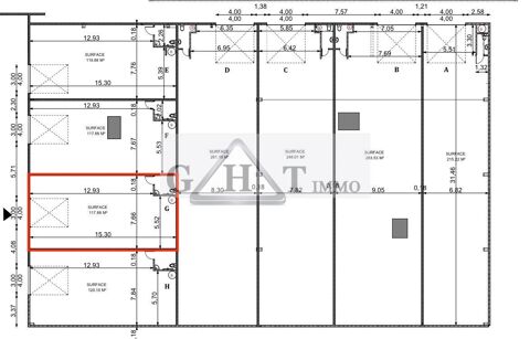   ENTREPOT 117M2 A LOUER BONDOUFLE 