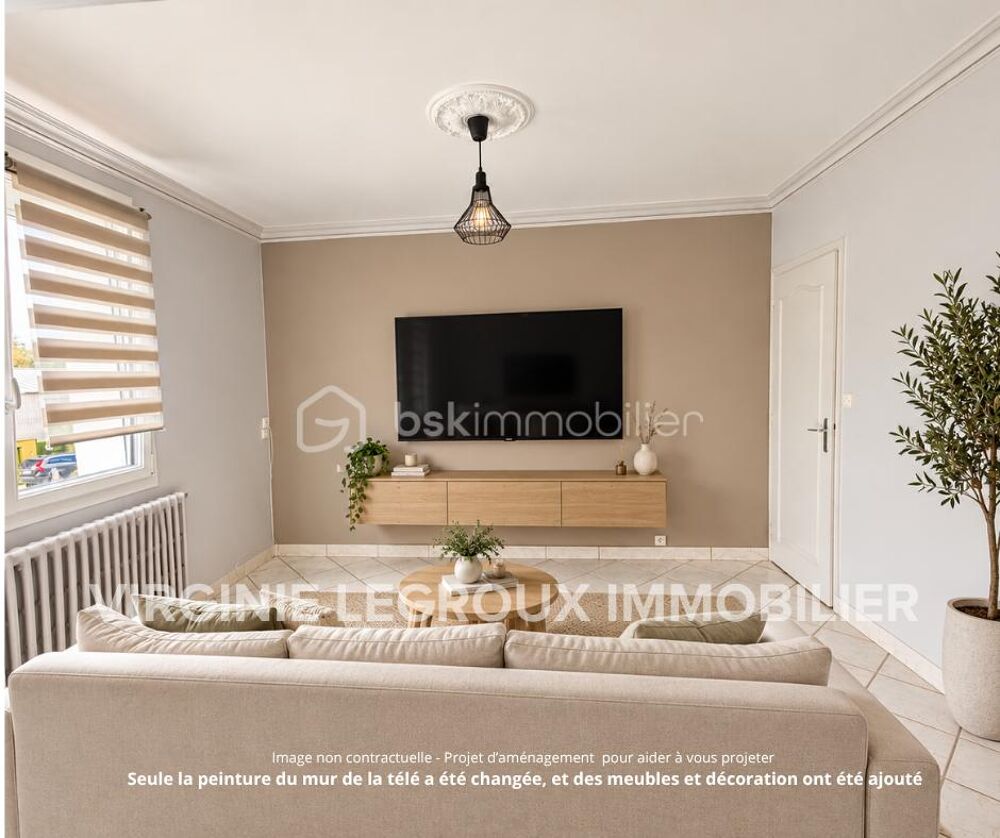 Vente Maison En Exclusivité, Maison sur sous-sol de 87m2 3 chambres Le bourgneuf la foret
